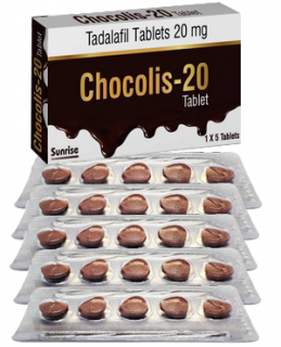 Chocolis 20mg : cena za 5ks balení