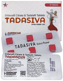 Tadasiva Extra Power 120mg : cena za 5ks balení