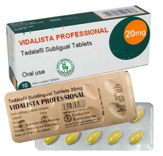 Vidalista 20mg Sublingválne tablety : cena za 2 balenia