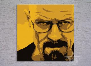 Maľovaný POP ART obraz na stenu BREAKING BAD