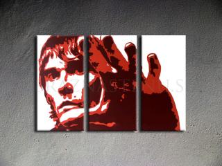 Ručne maľovaný POP Art Ian Brown 3 dielny 120x80cm