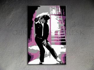 Ručne maľovaný POP Michael Jackson 1 dielny 100x100cm