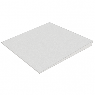 Spádový polystyrén EPS 100S 1x1m (spád 1,5%) 110 - 125