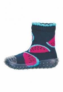 Sterntaler barefoot ponožkoboty dětské modré, meloun 8362103 ( )
