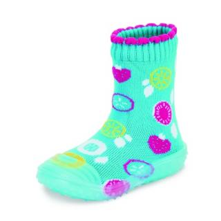 Sterntaler barefoot ponožkoboty dětské tyrkysové, kolečka 8362105 ( )