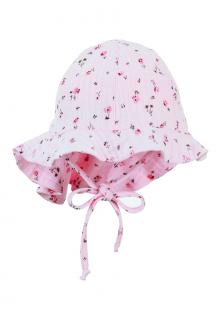 Sterntaler klobouček s plachetkou baby dívčí, růžový mušelín 1402121 ( )