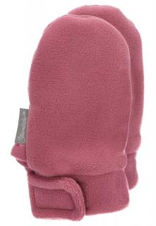 Sterntaler Rukavičky kojenecké PURE fleece bez palce růžové 4301400 ( )