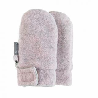 Sterntaler Rukavičky kojenecké PURE fleece bez palce růžové, melír 4301400 ( )