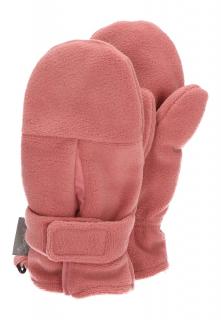 Sterntaler Rukavičky kojenecké PURE fleece suchý zip lososové 4301430 ( )