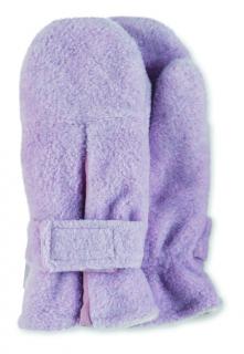 Sterntaler Rukavičky kojenecké PURE fleece suchý zip světle růžové 4301430 ( )