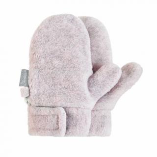 Sterntaler rukavičky kojenecké PURE palčáky fleece světle růžové 4301420 ( )