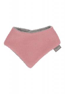 Sterntaler šátek na krk zimní, oboustranný, s nepromokavou folií, růžový, vaflový vzor 4102200 ( )