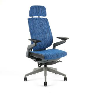 OFFICE PRO Kancelárska stolička KARME MESH A-07 BLUE