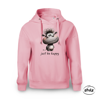 Mikina Happy Safari 01 (dámska ružová mikina s kapucňou)