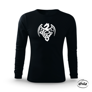 Tričko CELTIC DRAGON (unisex čierne tričko s dlhým rukávom)
