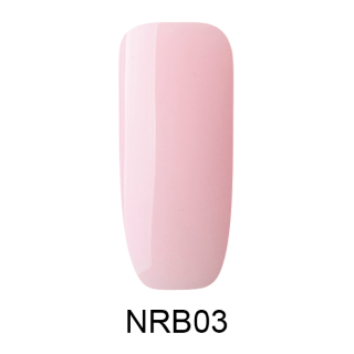 NUDE RUBBER KAUČÚKOVÁ BÁZA NA NECHTY Makear™ - PUDDING PINK NRB03