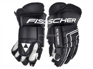 Hokejové rukavice Fischer CT150 JR (FISCHER CT150 JR, čierne)