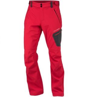 NORTHFINDER pánske nohavice outdoorové softshellové 3L CAMREN červené