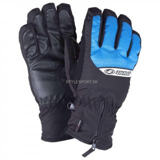 ZIENER GALLUS glove ski alpine, black/blue (Zimné rukavice Ziener Gallus, čierne/modré)