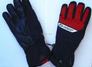 ZIENER GALLUS glove ski alpine, black/red (Zimné rukavice Ziener Gallus, čierne/červené)