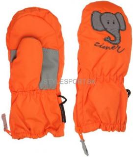 ZIENER LE ZOO minis gloves, orange (Detské rukavice na zimu Ziener, oranžové)