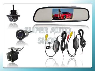 Cúvacia kamera + 5  LCD monitor bezdrôtový prenos WIFI