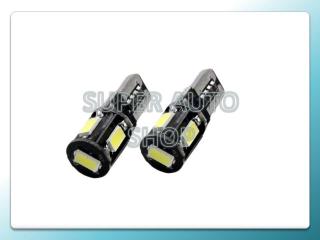 LED T10 5-SMD 5730 T10 (W5W) biela