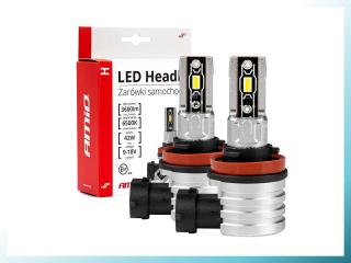 Led žiarovky H8, H9, H11 series H-mini
