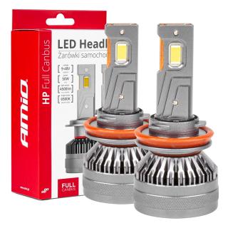 LED žiarovky hlavného svietenia H8/H9/H11/H16 HP séria Full Canbus AMiO-03677