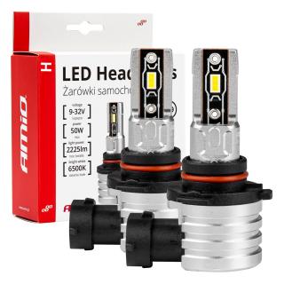 LED žiarovky hlavného svietenia HB3 9005/HIR1 9011/H10 H-mini Series AMiO-03334