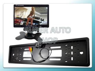 Parkovacia kamera v špz + LCD monitor 7