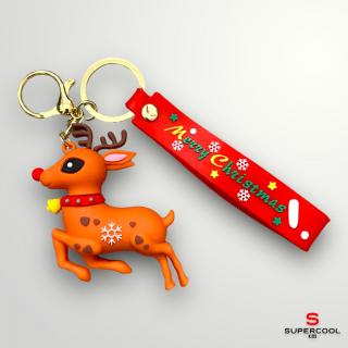Prívesok na kľúče 3D vianočný one size (od 3 rokov)