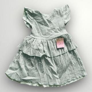Šaty mušelínové 110 (4-5 rokov)