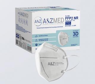 A&amp;Z MED Certifikovaný respirátor FFP2 biely - 1 kus