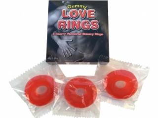 Spencer Fleetwood Gummy Love Rings 3 pack (Ovocný želé krúžok - sada 3ks)
