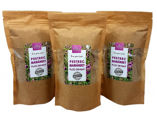 3 +1 zadarmo Pestrec mariánsky – plod drvený (jemný) 300g