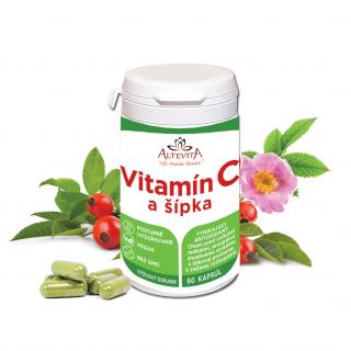 Altevita Vitamín C a šípka 60 kapsúl