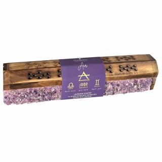 ARÔME Elements drevený box na vonné tyčinky Vzduch, 10 tyčiniek