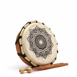 AWM Mandala Šamanský Bubon s 1 Paličkou - 20 cm 1ks
