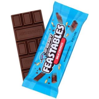 Feastables MrBeast Milk Crunch mliečna čokoláda s pufovanou ryžou 60 g