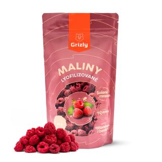 GRIZLY Maliny lyofilizované 50g