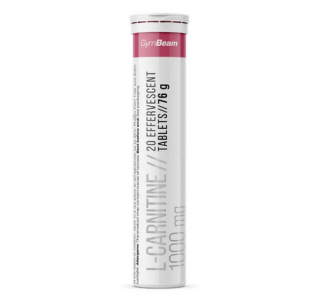 GymBeam L-Karnitín 1000 mg šumivý 20 tabliet