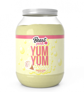 GymBeam  Yum Yum Whey - BeastPink Vanilková zmrzlina 1kg