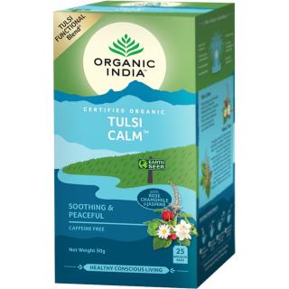 Organic India Tulsi Calm, porciovaný čaj, 25 vreciek
