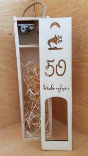 Krabica s verklikom "50" (Krabica s verklikom k narodeninám)