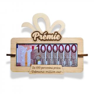 Prémie | Za 100% prácu (Drevená obálka na peniaze)