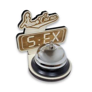 Zvonček | Čas na SEX (Drevený stojan s zvončekom)