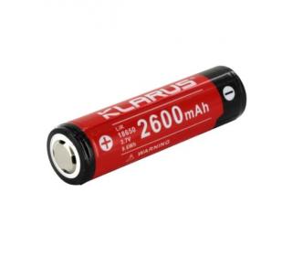 Klarus -  Akumulátor KLARUS 18650 - 2600mAh 3,7V, Button Top, s ochranou