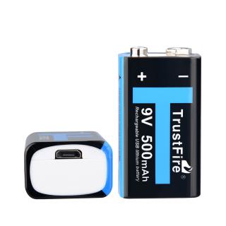 TrustFire 9V 550mAh nabíjací Li-Polymer Blok s USB nabíjaním