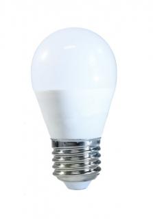 60W LED studená biela E27 230V žiaovka SADN (spotreba 7W) G45 (Studená biela ako 60W LED žiarovka E27 SADN 230V so spotrebou 7W 6500K tvar G45)